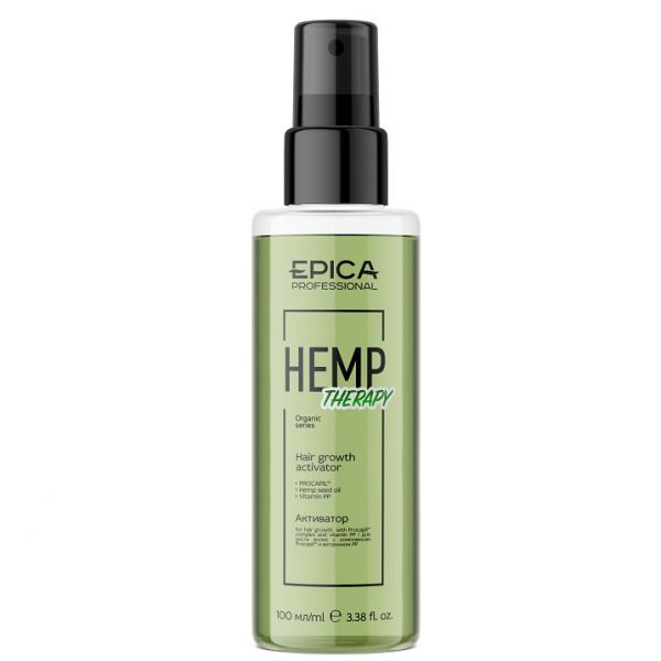 Hair growth activator Hemp Therapy Organic Epica 100 ml