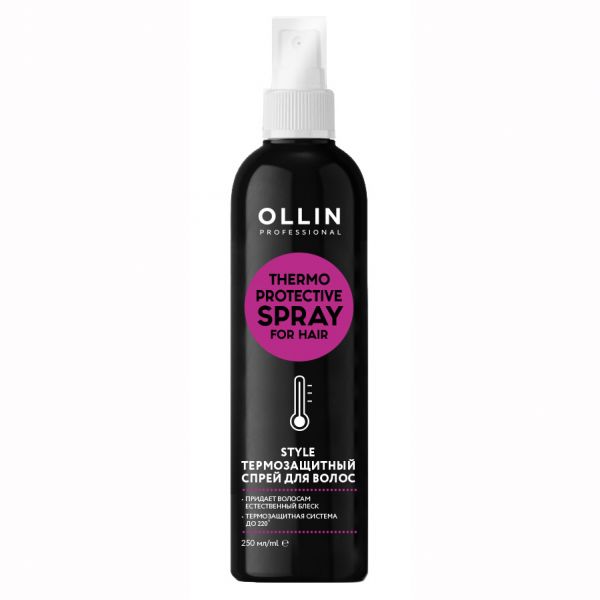 Thermal protective hair spray Style OLLIN 250 ml