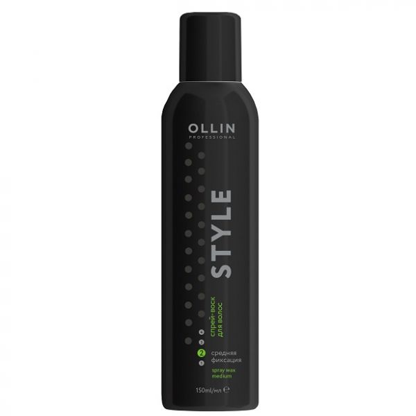 Spray wax for medium hold hair Style OLLIN 150 ml