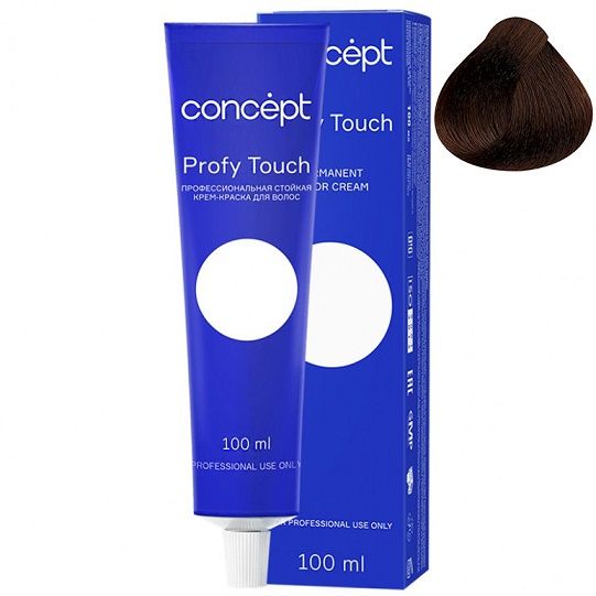 Permanent cream hair dye 6.00 intense blond Profy Touch Concept 100 ml