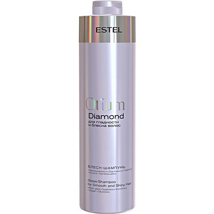 Glitter shampoo for smoothness and shine of hair OTIUM DIAMOND ESTEL 1000 ml