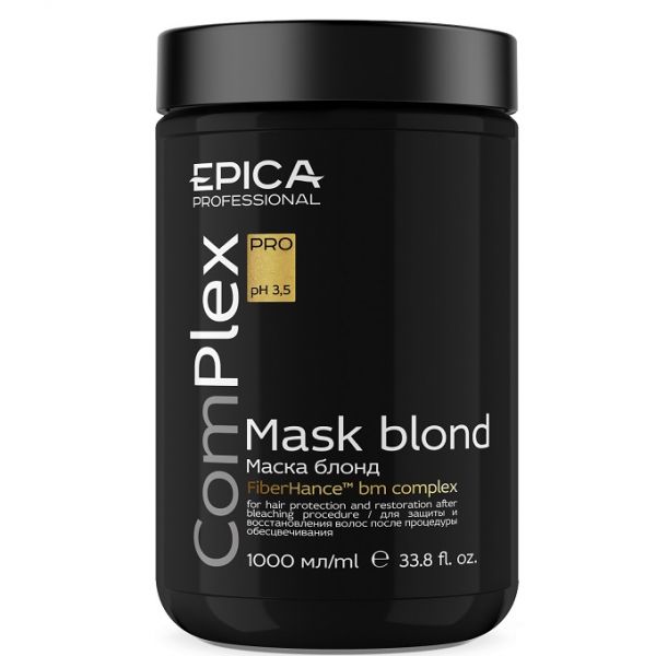 Blonde mask for protecting and restoring hair after bleaching ComPlex PRO Epica 1000 ml