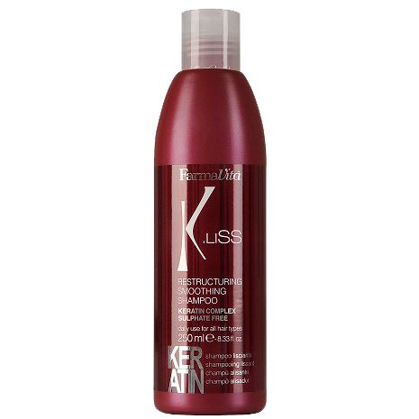 Restructuring hair shampoo with keratin K.Liss Farmavita 250 ml