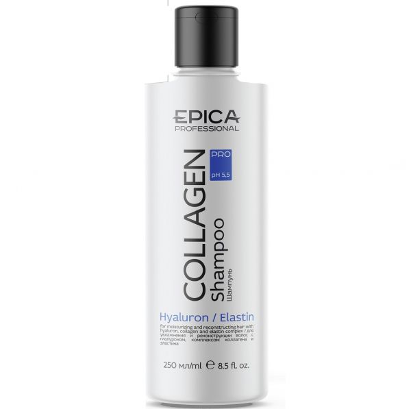 Shampoo for moisturizing and reconstructing hair Collagen Pro Epica 250 ml