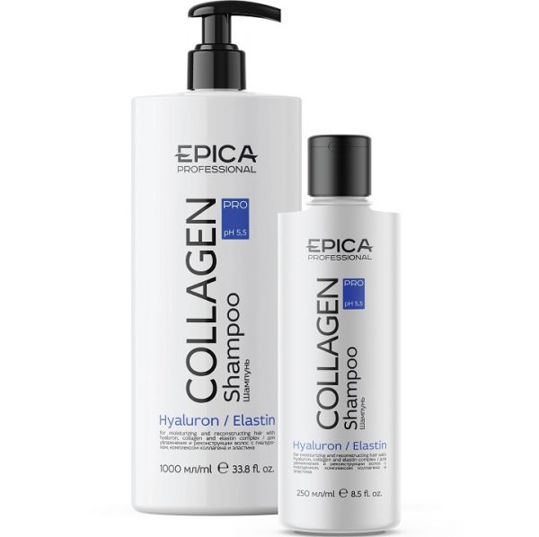 Shampoo for moisturizing and reconstructing hair Collagen Pro Epica 1000 ml