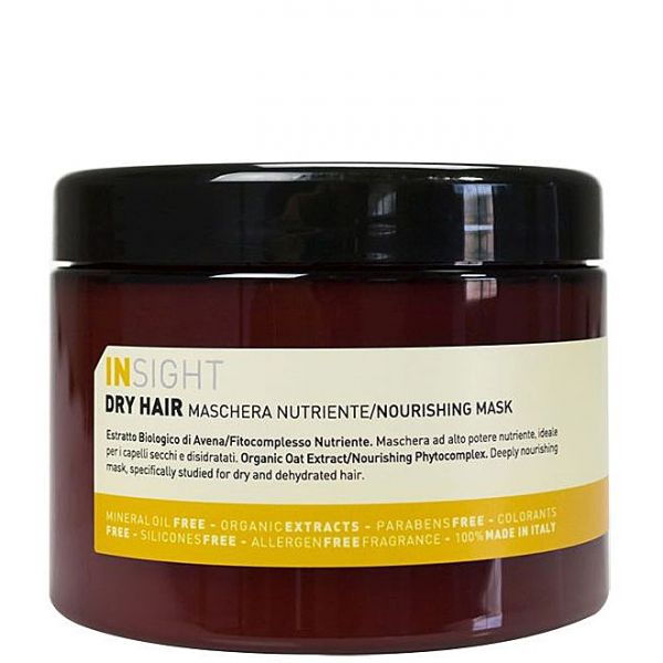 Moisturizing mask for dry and dull hair “DRY HAIR” INSIGHT 500 ml