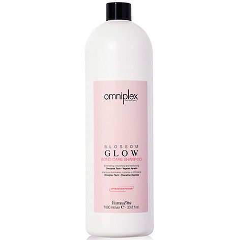 Shampoo with Omniplex technology and plant keratin Blossom Glow Farmavita 1000 ml