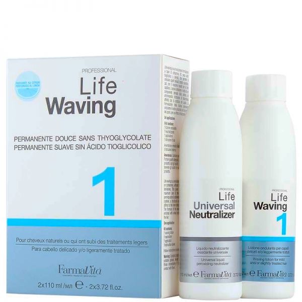 Bio-curl with citrus scent for normal hair Life Waving 1 Farmavita