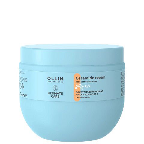 OLLIN ULTIMATE CARE Regenerating hair mask with ceramides 500 ml