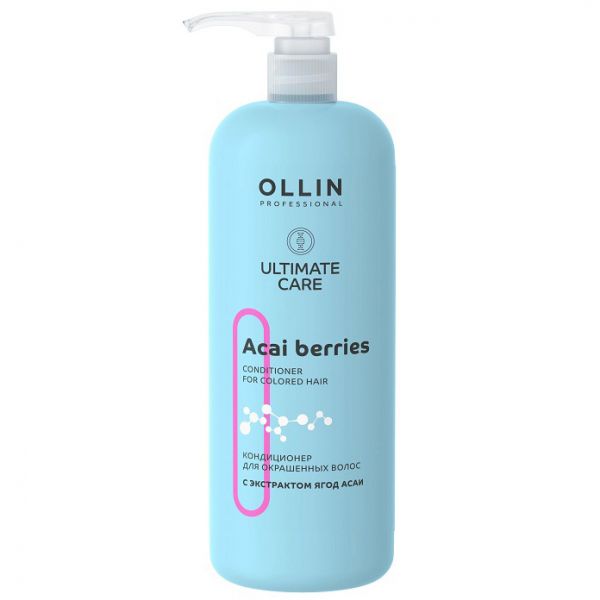 OLLIN ULTIMATE CARE Conditioner for colored hair with acai berry extract 1000 ml