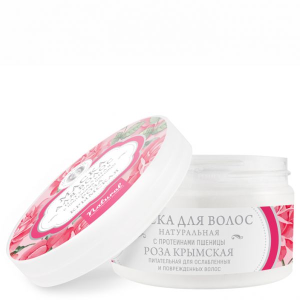 Mask for nourishing and strengthening damaged hair "ROSE CRIMEAN" House of Nature 250 ml