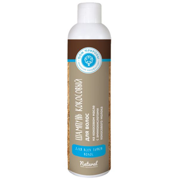 Natural shampoo “Coconut” House of Nature 250 ml