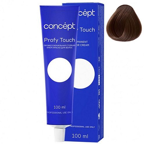 Permanent cream hair dye 5.73 dark blond brown-golden Profy Touch Concept 100 ml