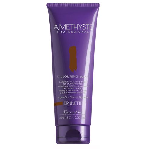 Tinted mask for brunette hair Amethyste Coloring Mask BRUNETTE Farmavita 250 ml