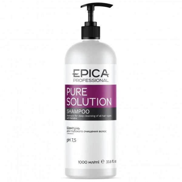 Deep cleansing shampoo “Pure Solution” Epica 1000 ml