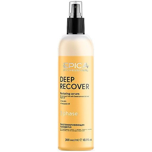 Restoring serum for damaged hair Deep Recover Epica 300 ml