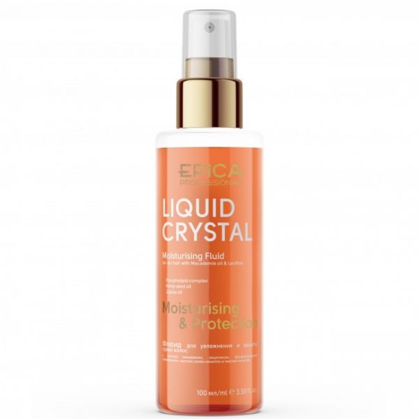 Fluid for dry hair Liquid Crystal Epica 100 ml