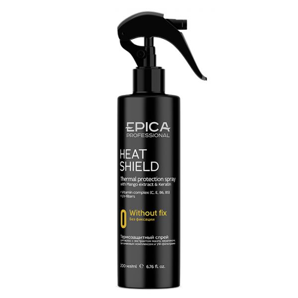 Spray for hair with thermal protective complex Heat Shield Epica 200 ml