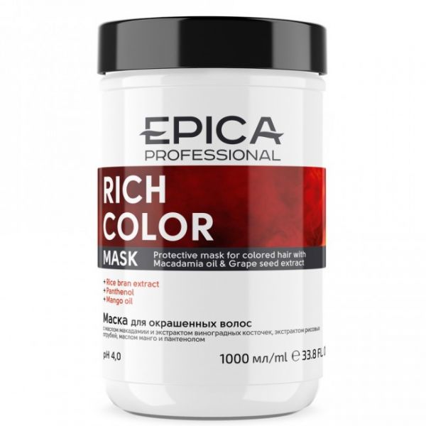 Mask for colored hair Rich Color Epica 1000 ml