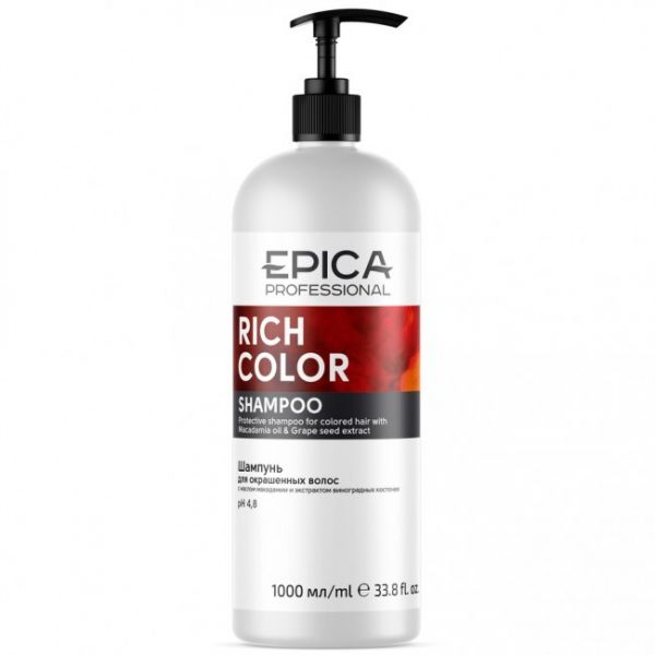 Shampoo for colored hair Rich Color Epica 1000 ml