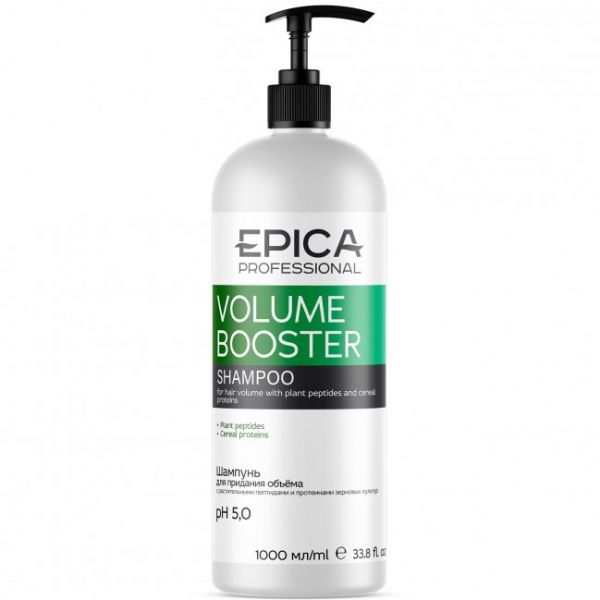 Shampoo for volume Volume Booster Epica 1000 ml