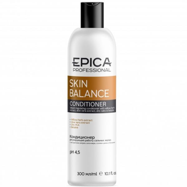 Anti-oily hair conditioner Skin Balance Epica 300 ml