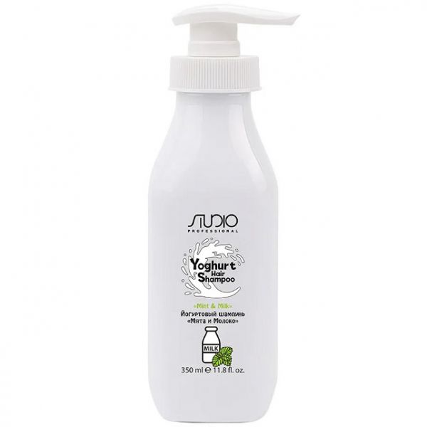 Kapous Yoghurt hair shampoo “Mint and milk” 350 ml