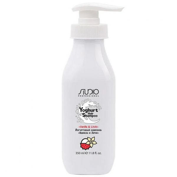 Kapous Yoghurt hair shampoo “Vanilla and lychee” 350 ml