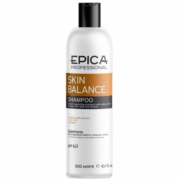 Shampoo against oily hair Skin Balance Epica 300 ml