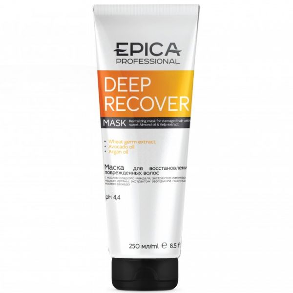 Mask for damaged hair Deep Recover Epica 250 ml