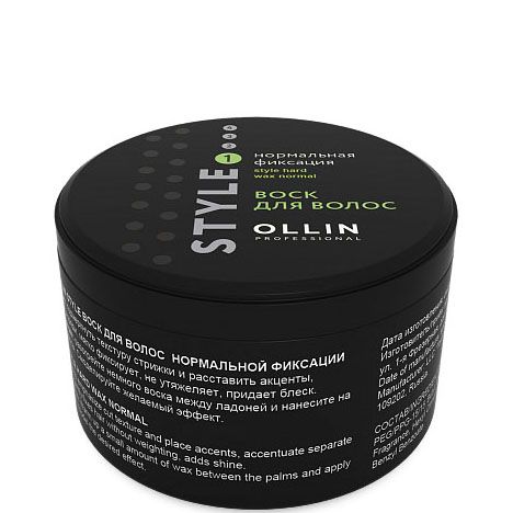 Hair wax for normal hold Style OLLIN 50 ml