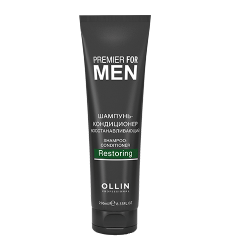 Repairing shampoo-conditioner PREMIER FOR MEN OLLIN 250 ml