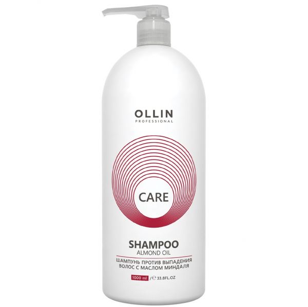 OLLIN CARE Anti-hair loss shampoo with almond oil 1000 ml