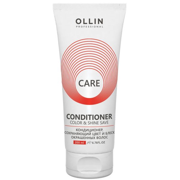 OLLIN CARE Conditioner preserving the color and shine of dyed hair 200 ml