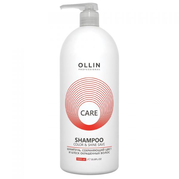 OLLIN CARE Shampoo preserving the color and shine of dyed hair 1000 ml