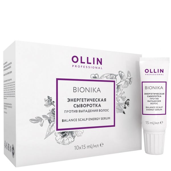 OLLIN BIONIKA Energy serum against hair loss 6 pcs x15 ml