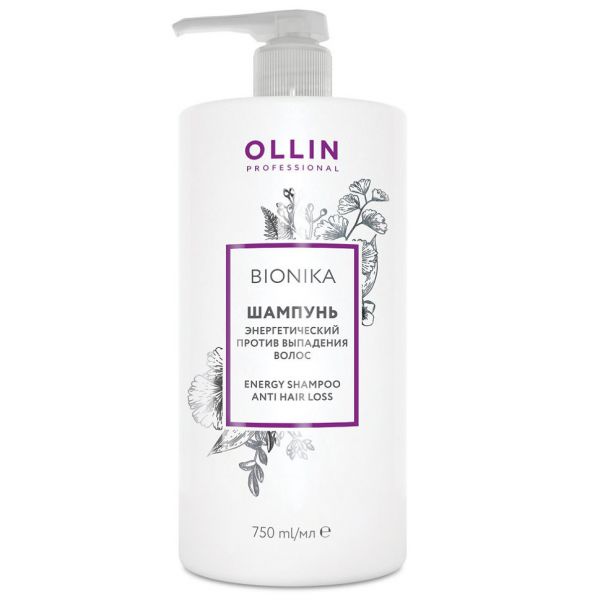 OLLIN BIONIKA Energy shampoo against hair loss 750 ml