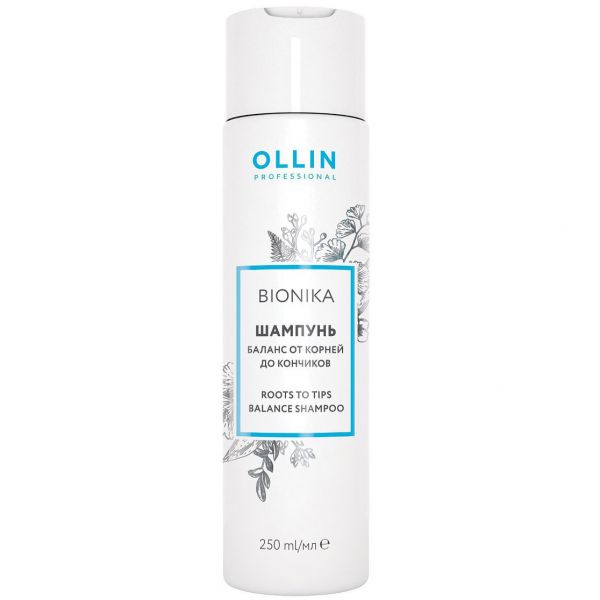 OLLIN BIONIKA Shampoo “Balance from roots to ends” 250 ml