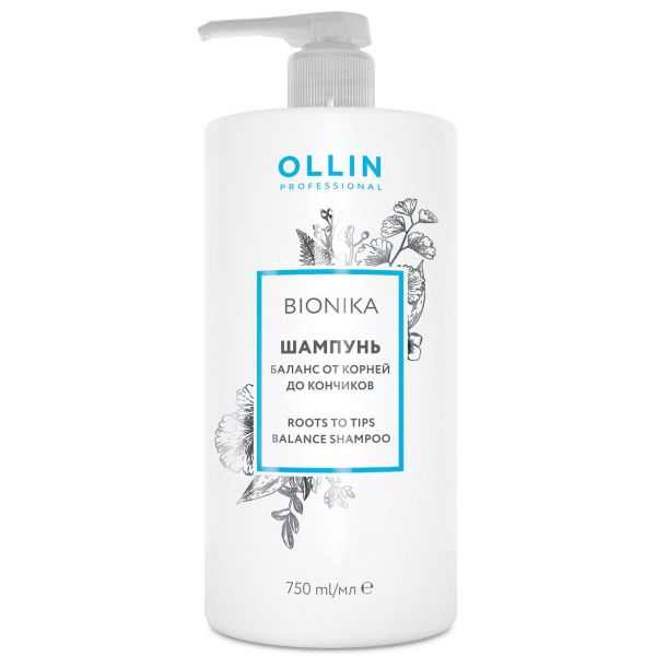 OLLIN BIONIKA Shampoo “Balance from roots to ends” 750 ml