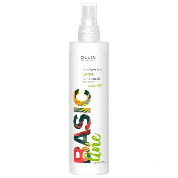 OLLIN Basic Line Burdock Extract Active-spray for hair 250 ml