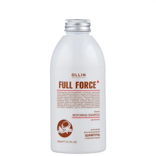 OLLIN Full Force Regenerating Shampoo with Coconut Oil 300 ml