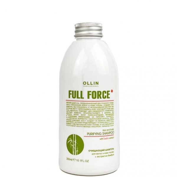 OLLIN Full Force Cleansing Shampoo with Bamboo Extract 300 ml