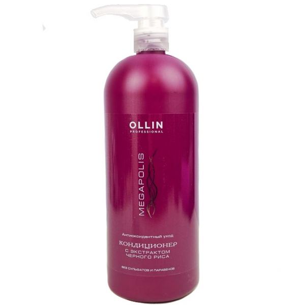 Conditioner based on black rice Megapolis OLLIN 1000 ml