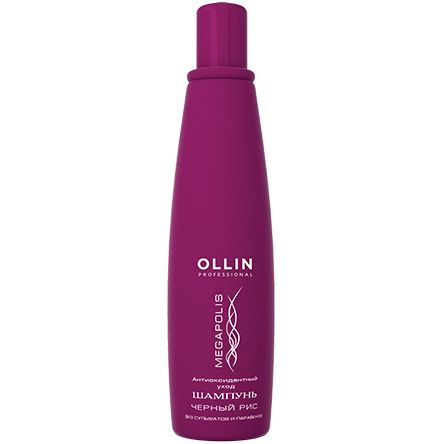 Shampoo based on black rice Megapolis OLLIN 200 ml