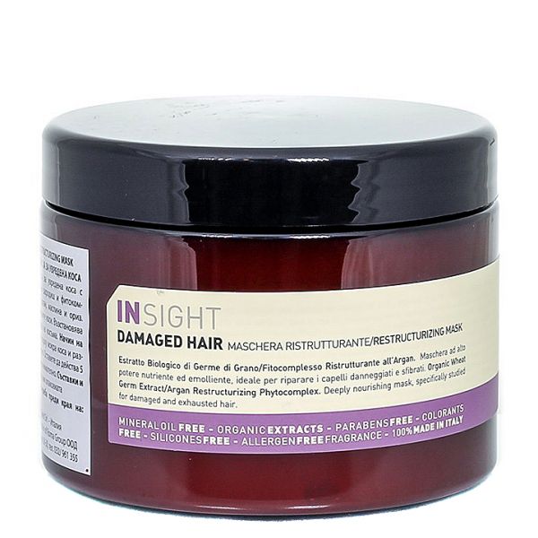 Mask for damaged hair “DAMAGED HAIR” INSIGHT 500 ml