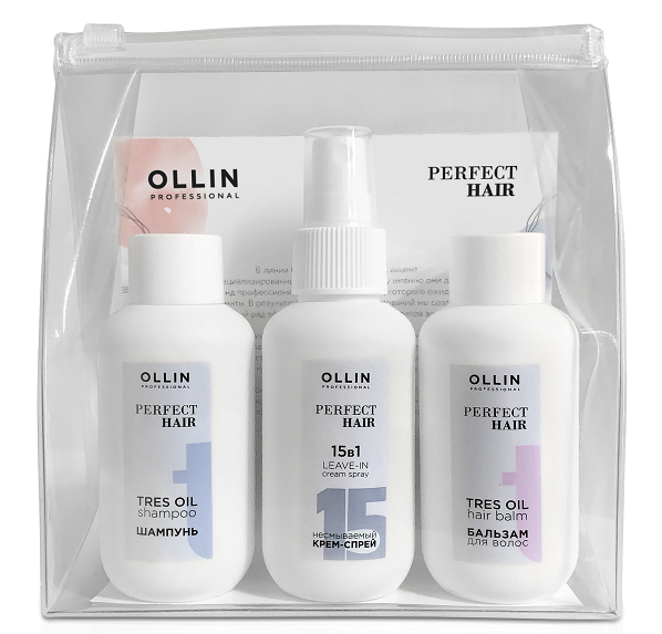 Travel hair set Perfect Hair OLLIN 300 ml