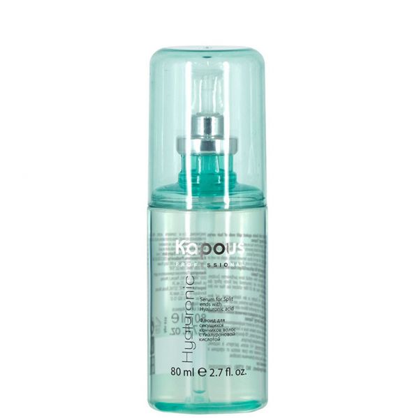 Fluid for split ends of hair with hyaluronic acid “Hyaluronic acid” Kapous 80 ml