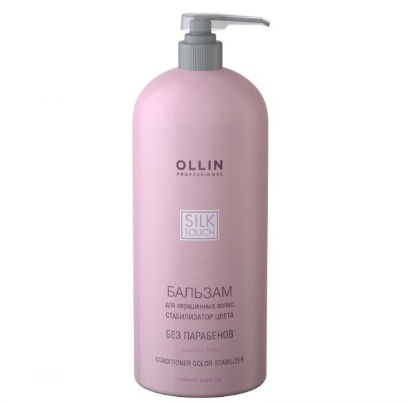 OLLIN SILK TOUCH Balm for colored hair “Color stabilizer” 1000 ml