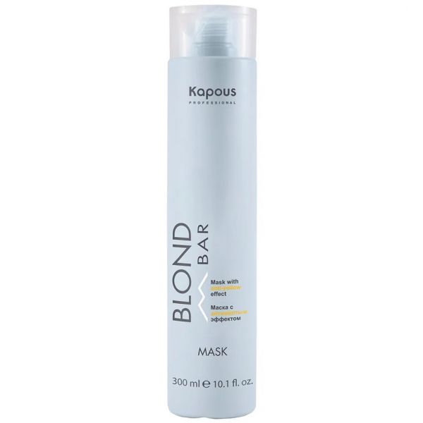 Mask with anti-yellow effect “Blond Bar” Kapous 300 ml