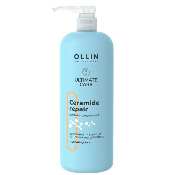 OLLIN ULTIMATE CARE Restoring hair conditioner with ceramides 1000 ml